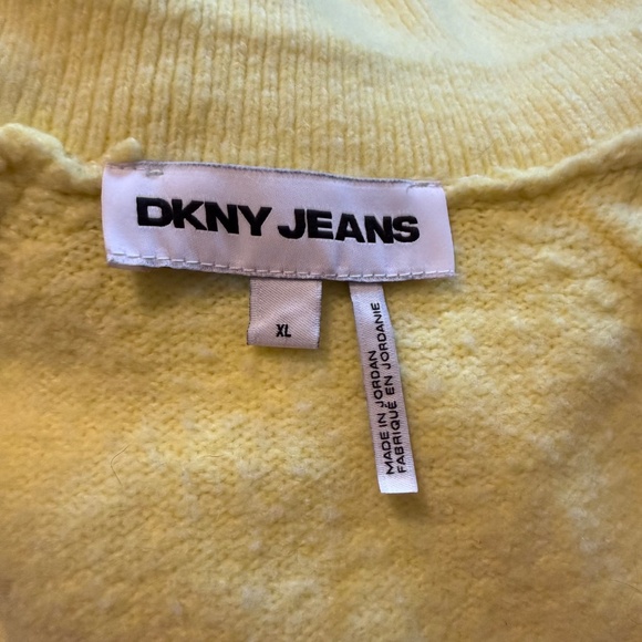 DKNY Limelight Collared Pullover Sweater | Soft Knit Classic Fit | Size XL - Picture 4 of 6